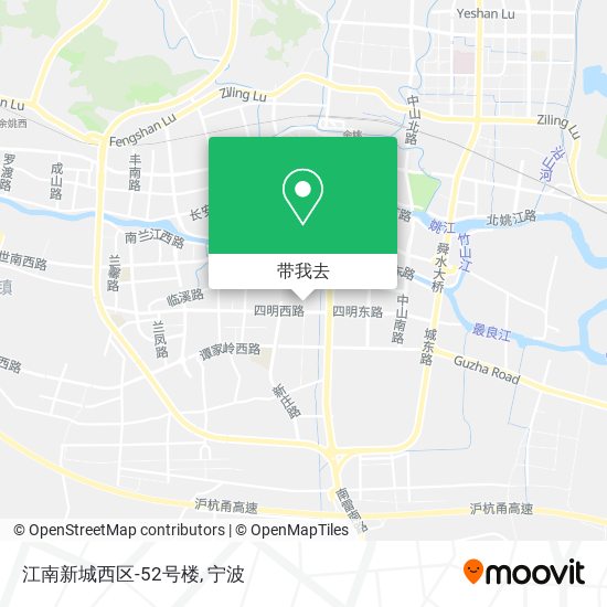 江南新城西区-52号楼地图