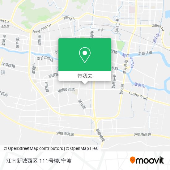 江南新城西区-111号楼地图