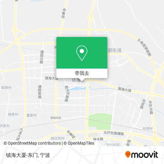 镇海大厦-东门地图