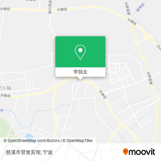 慈溪市登发宾馆地图