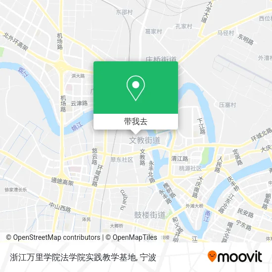 浙江万里学院法学院实践教学基地地图