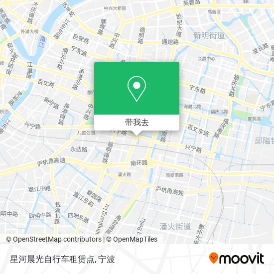 星河晨光自行车租赁点地图