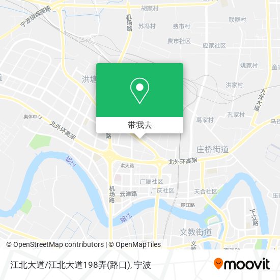 江北大道/江北大道198弄(路口)地图