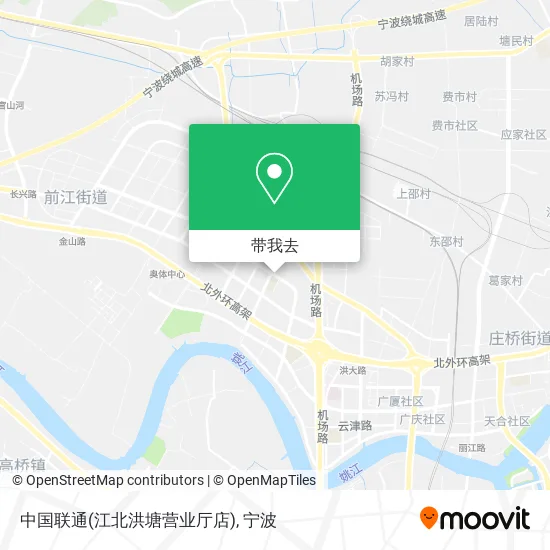 中国联通(江北洪塘营业厅店)地图