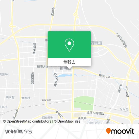 镇海新城地图