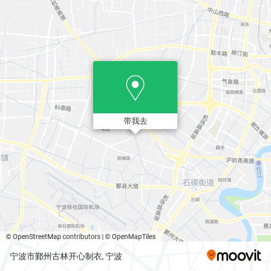 宁波市鄞州古林开心制衣地图