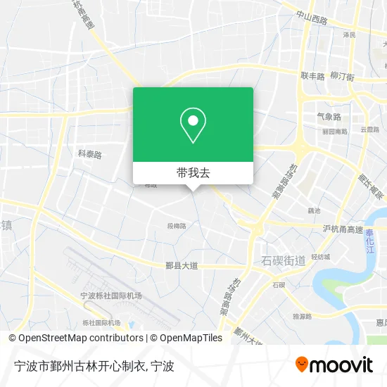 宁波市鄞州古林开心制衣地图