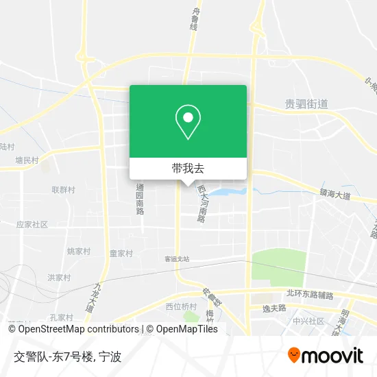 交警队-东7号楼地图