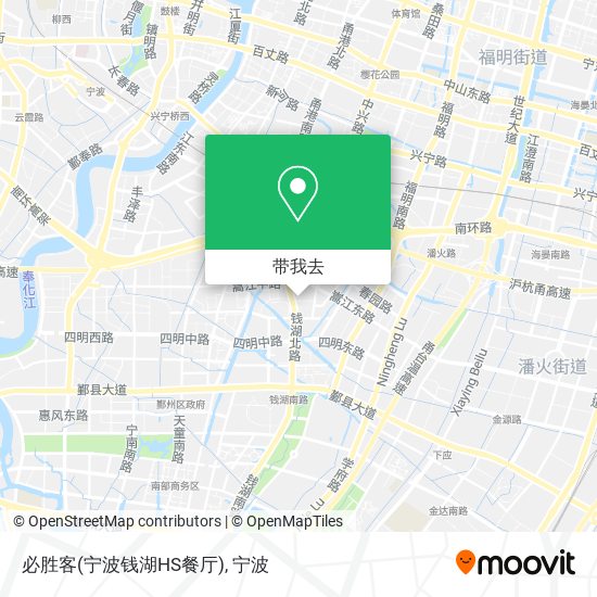 必胜客(宁波钱湖HS餐厅)地图