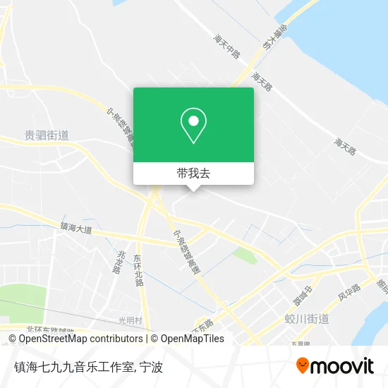 镇海七九九音乐工作室地图