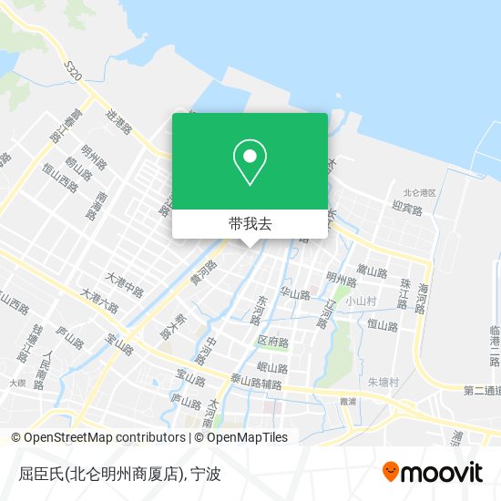 屈臣氏(北仑明州商厦店)地图
