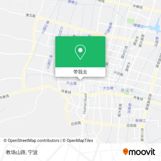 教场山路地图