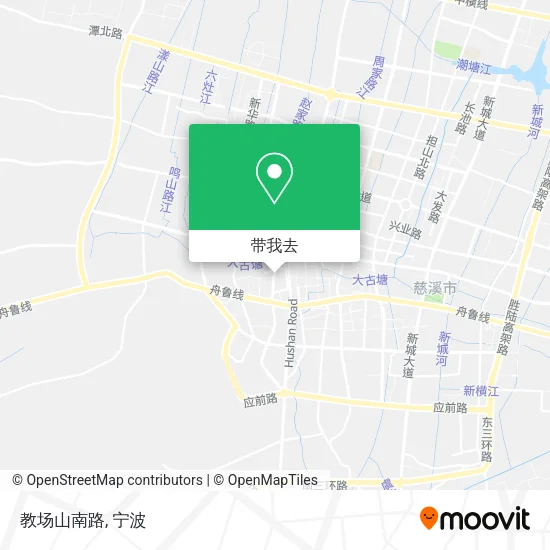 教场山南路地图