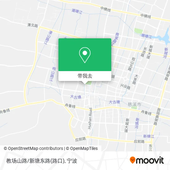 教场山路/新塘东路(路口)地图