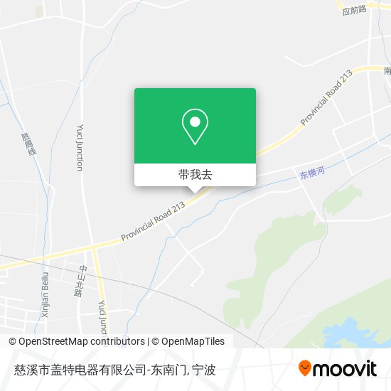 慈溪市盖特电器有限公司-东南门地图