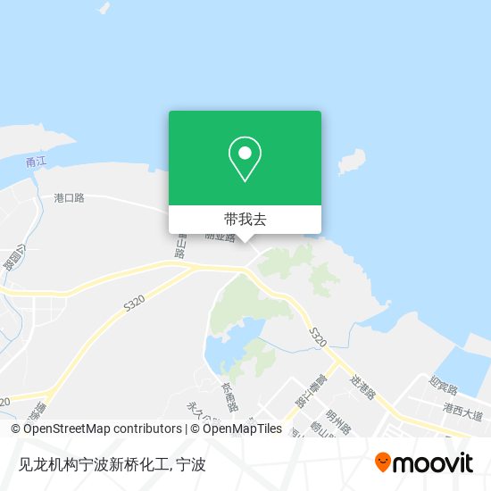 见龙机构宁波新桥化工地图