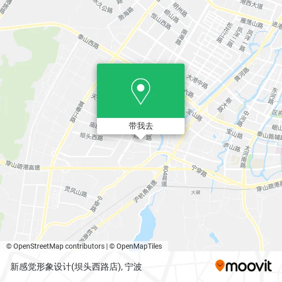 新感觉形象设计(坝头西路店)地图