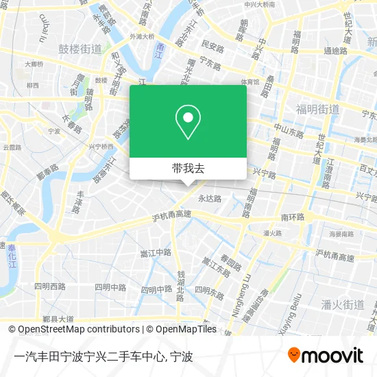 一汽丰田宁波宁兴二手车中心地图