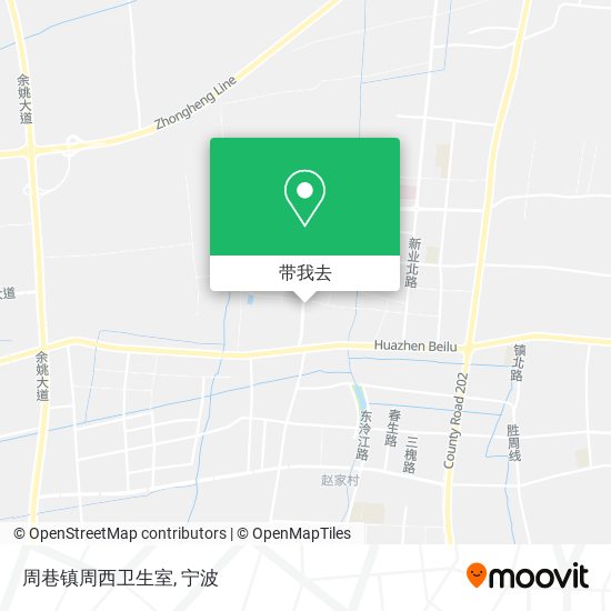 周巷镇周西卫生室地图