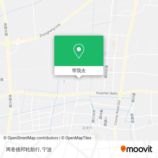 周巷德邦轮胎行地图
