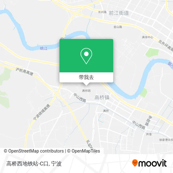 高桥西地铁站-C口地图
