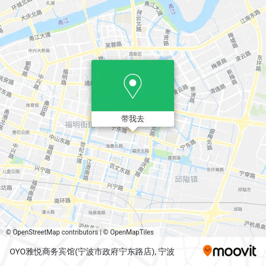 OYO雅悦商务宾馆(宁波市政府宁东路店)地图
