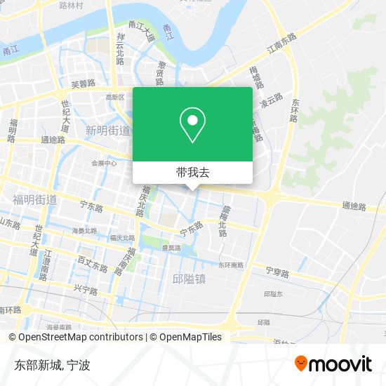 东部新城地图