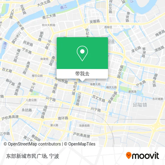 东部新城市民广场地图