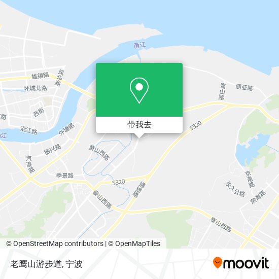 老鹰山游步道地图