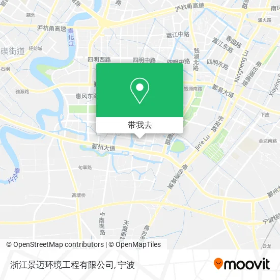 浙江景迈环境工程有限公司地图