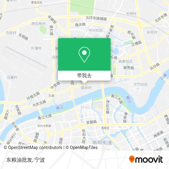 东粮油批发地图