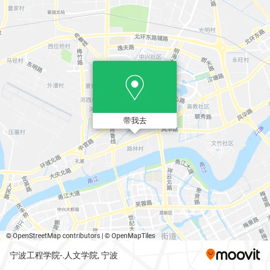 宁波工程学院-.人文学院地图
