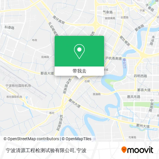 宁波清源工程检测试验有限公司地图