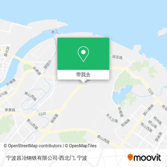 宁波昌冶钢铁有限公司-西北门地图