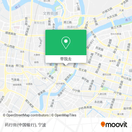 药行街(中国银行)地图