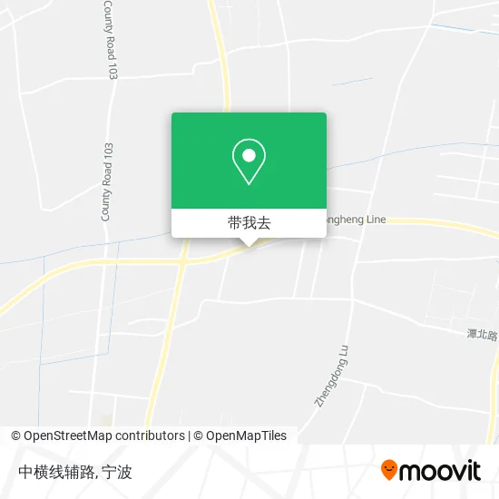中横线辅路地图