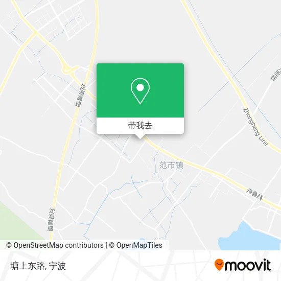 塘上东路地图