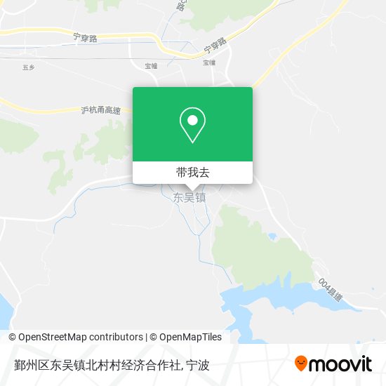 鄞州区东吴镇北村村经济合作社地图