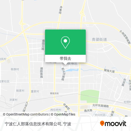 宁波仁人部落信息技术有限公司地图
