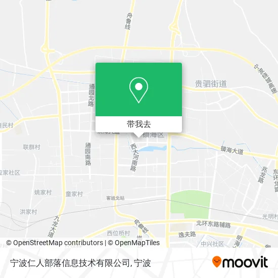 宁波仁人部落信息技术有限公司地图