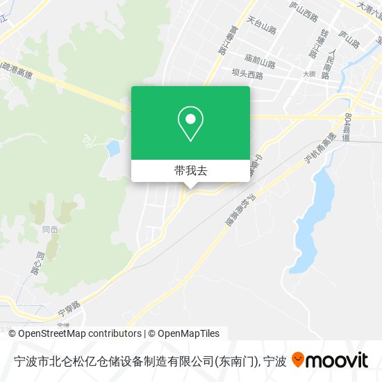 宁波市北仑松亿仓储设备制造有限公司(东南门)地图