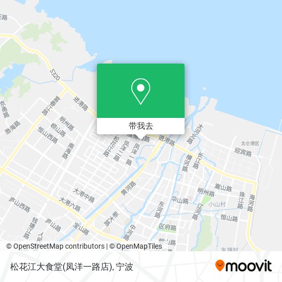 松花江大食堂(凤洋一路店)地图