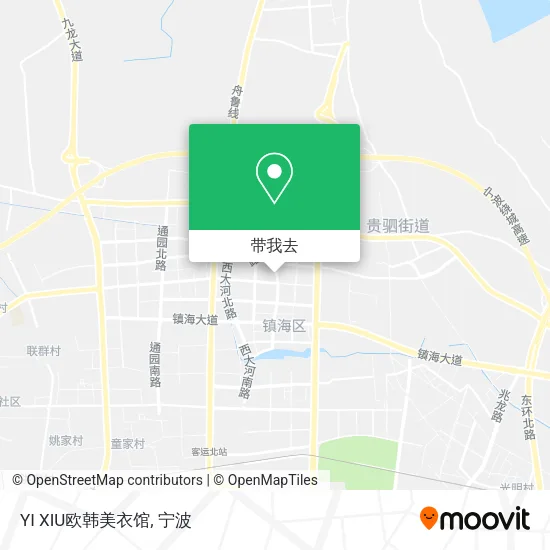YI XIU欧韩美衣馆地图