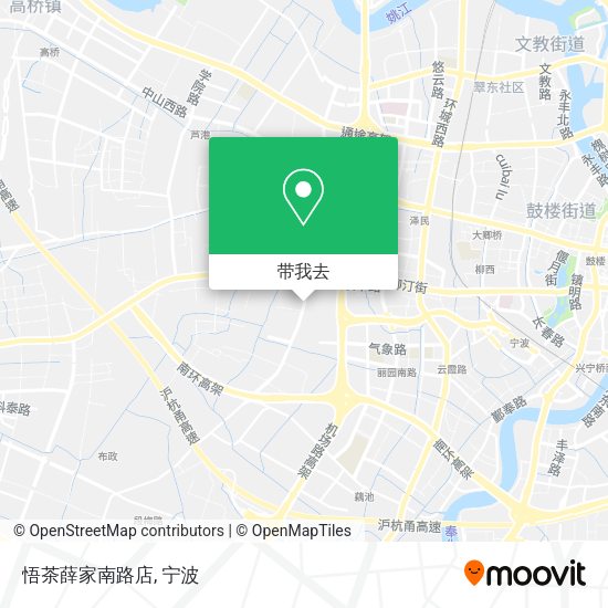 悟茶薛家南路店地图