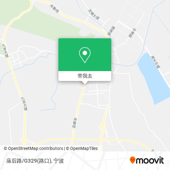 庙后路/G329(路口)地图