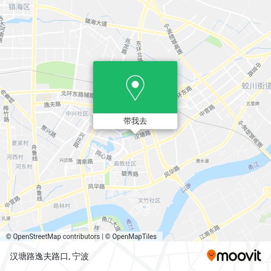 汉塘路逸夫路口地图