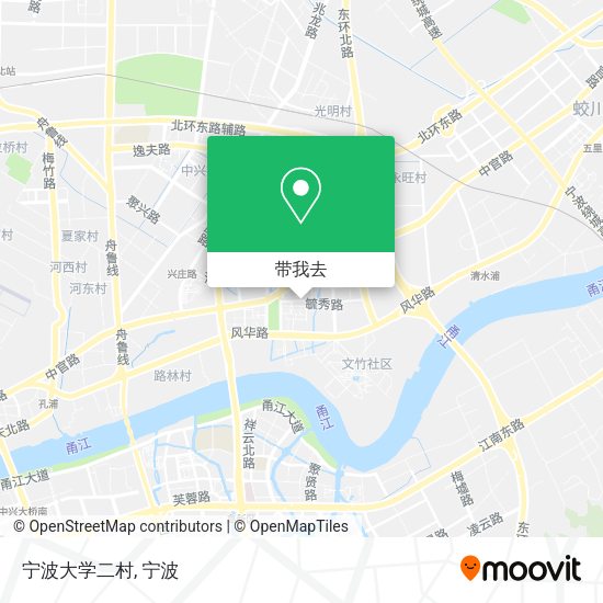 宁波大学二村地图