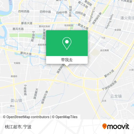 桃江超市地图