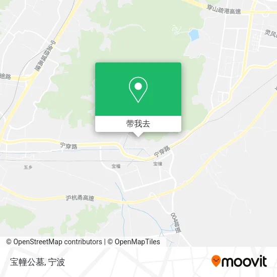 宝幢公墓地图
