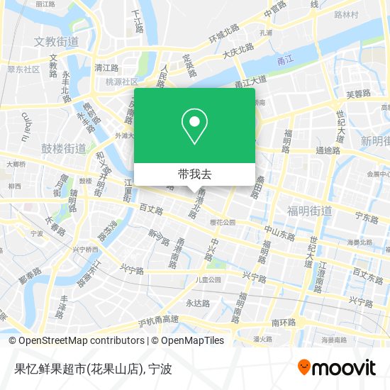 果忆鲜果超市(花果山店)地图